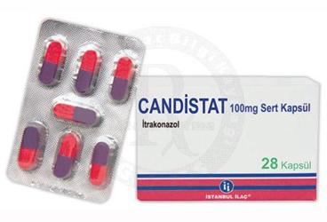 CANDISTAT 100 mg sert kapsül (28 kapsül) kutu görseli