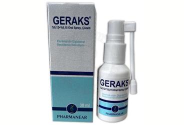 GERAKS 30 ml oral sprey kutu görseli