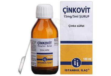 CINKOVIT 15 mg/5 ml 100 ml şurup kutu görseli