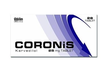 CORONIS 25 mg 84 tablet kutu görseli