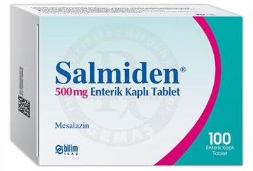 SALMIDEN 500 mg 100 ent. tablet kutu görseli