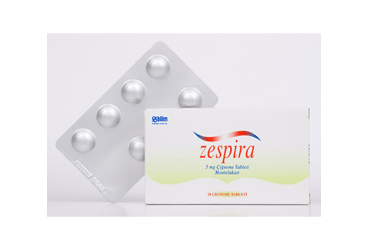 ZESPIRA 5 mg 84 çiğneme tableti kutu görseli