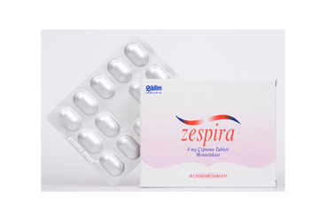 ZESPIRA 4 mg 84 çiğneme tableti kutu görseli