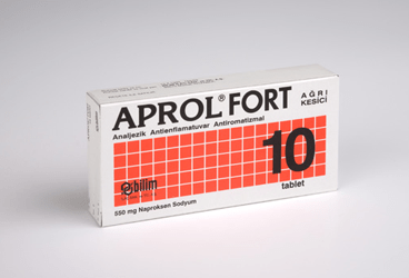 APROL 550 mg 20 tablet kutu görseli