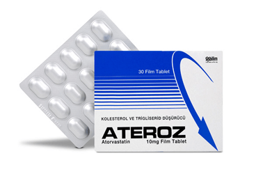 ATEROZ 10 mg 30 film tablet kutu görseli
