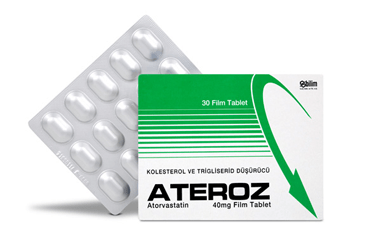 ATEROZ 40 mg 30 film tablet kutu görseli