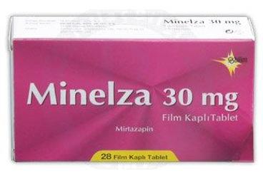 MINELZA 30 mg 28 film kaplı tablet kutu görseli