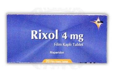 RIXOL 4 mg 20 film kaplı tablet kutu görseli