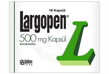 LARGOPEN 500 mg kapsül (16 kapsül) kutu görseli