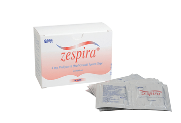 ZESPIRA 4 mg pediyatrik oral granül 84 saşe kutu görseli