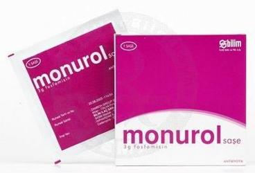 MONUROL 3 G granül içeren saşe (1 saşe) kutu görseli