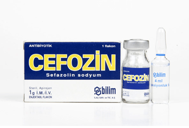 CEFOZIN 1 G IM/IV enjektabl flakon kutu görseli