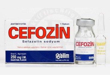 CEFOZIN IM LID. 250 mg 1 flakon kutu görseli