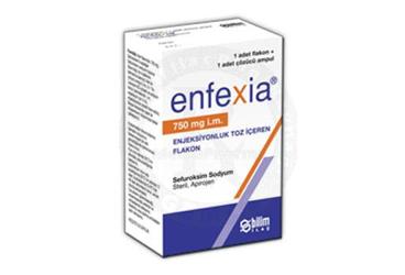 ENFEXIA 750 mg IM enj. toz içeren flakon kutu görseli