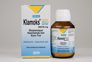 KLAMOKS BID 200/28 süspansiyon hazırlamak için kuru toz 100 ml kutu görseli