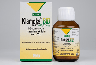 KLAMOKS BID 400/57 süspansiyon hazırlamak için kuru toz 100 ml kutu görseli
