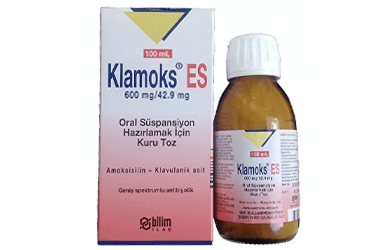 KLAMOKS ES 600/42.9 mg oral süspansiyon hazırlamak için kuru toz 150 ml kutu görseli