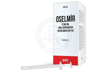 OSELMIR 12 mg/ml oral süspansiyon hazırlamak için toz (65 ml) kutu görseli