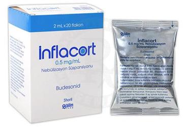 INFLACORT 1 mg/2 ml nebulizasyon süspansiyonu (20 adet) kutu görseli