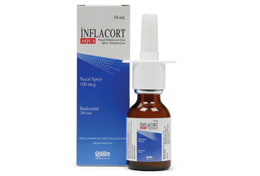 INFLACORT AQUA NAZAL inhilasyon için sprey süspansiyon 100mcg 200 doz kutu görseli