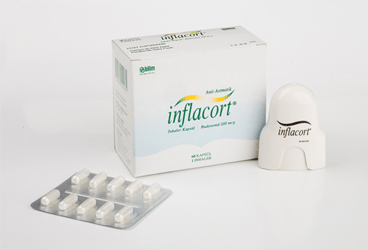 INFLACORT 200 mcg 60 inhaler kapsül kutu görseli