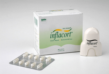 INFLACORT 400 mcg 60 inhaler kapsül kutu görseli