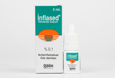 INFLASED % 0.1 5 ml GOZ damlaSI kutu görseli