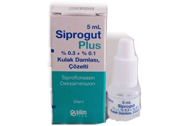 SIPROGUT PLUS kulak damlası 5 ml kutu görseli