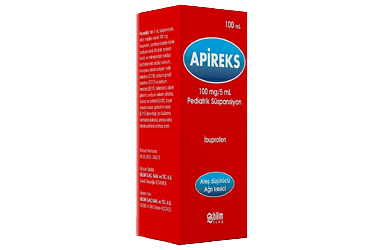 APIREKS 100 mg/5 ml 100 ml pediatrik süspansiyon kutu görseli