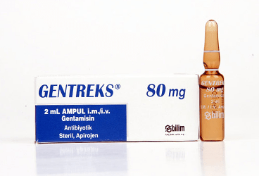 GENTREKS 80 mg 1 ampül kutu görseli