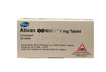ATIVAN EXPIDET 1 mg 20 tablet kutu görseli