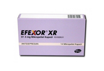 EFEXOR XR 37.5 mg 14 mikropellet kapsül kutu görseli