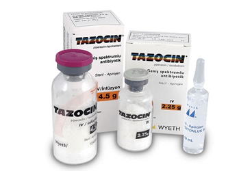 TAZOCIN EF 2.25 G IV infüzyon liyofilize toz içeren flakon kutu görseli