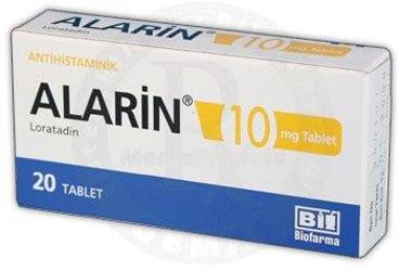 ALARIN 10 mg 20 tablet kutu görseli