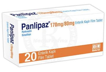 PANLIPAZ enterik kaplı 20 film tablet { Biofarma } kutu görseli