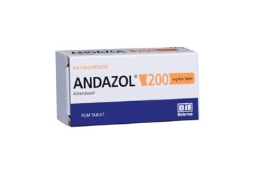 ANDAZOL 200 mg 2 film tablet kutu görseli