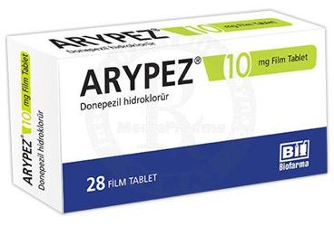 ARYPEZ 10 mg 28 film tablet kutu görseli