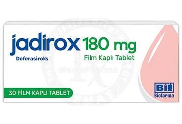 JADIROX 180 mg film kaplı tablet (30 tablet) kutu görseli