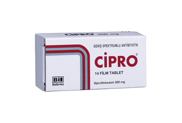 CIPRO 500 mg 14 tablet kutu görseli
