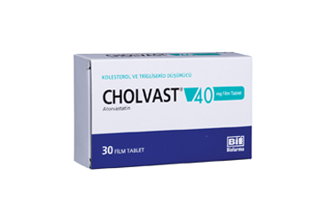 CHOLVAST 40 mg 90 film tablet kutu görseli