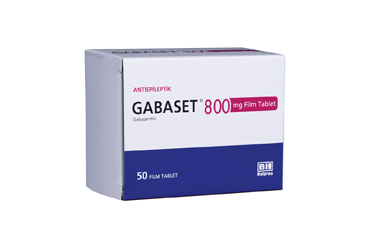 GABASET 800 mg 50 film tablet kutu görseli