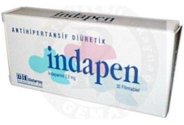 INDAPEN 2.5 mg 30 film tablet kutu görseli