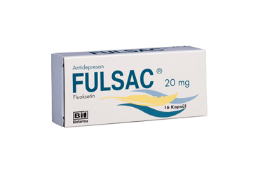 FULSAC 20 mg 16 kapsül kutu görseli