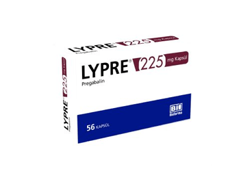 LYPRE 225 mg 56 kapsül kutu görseli