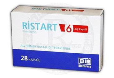 RISTART 6 mg 28 kapsül kutu görseli