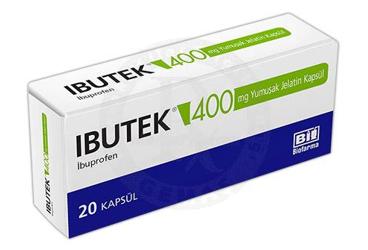 IBUTEK 400 mg 20 yumuşak jelatin kapsül kutu görseli