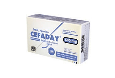 CEFADAY IM 500 mg 1 flakon kutu görseli