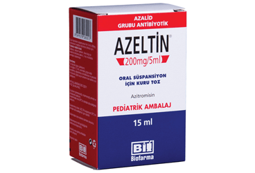 AZELTIN 200 mg 15 ml oral süspansiyon kutu görseli