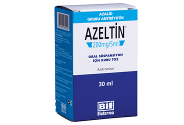AZELTIN 200 mg 30 ml oral süspansiyon kutu görseli
