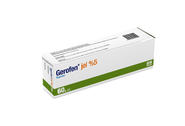 GEROFEN %5 jel 60 gr { Biofarma } kutu görseli